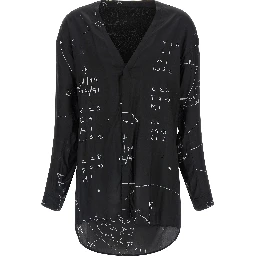Black Viscose Blouse