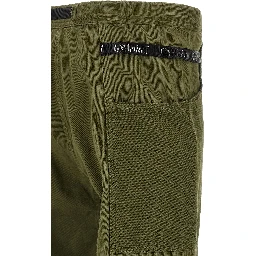 Bicolor Cotton Casual Pants