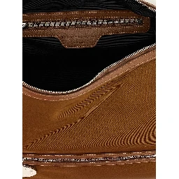Brown Polyamide Shoulder Bag