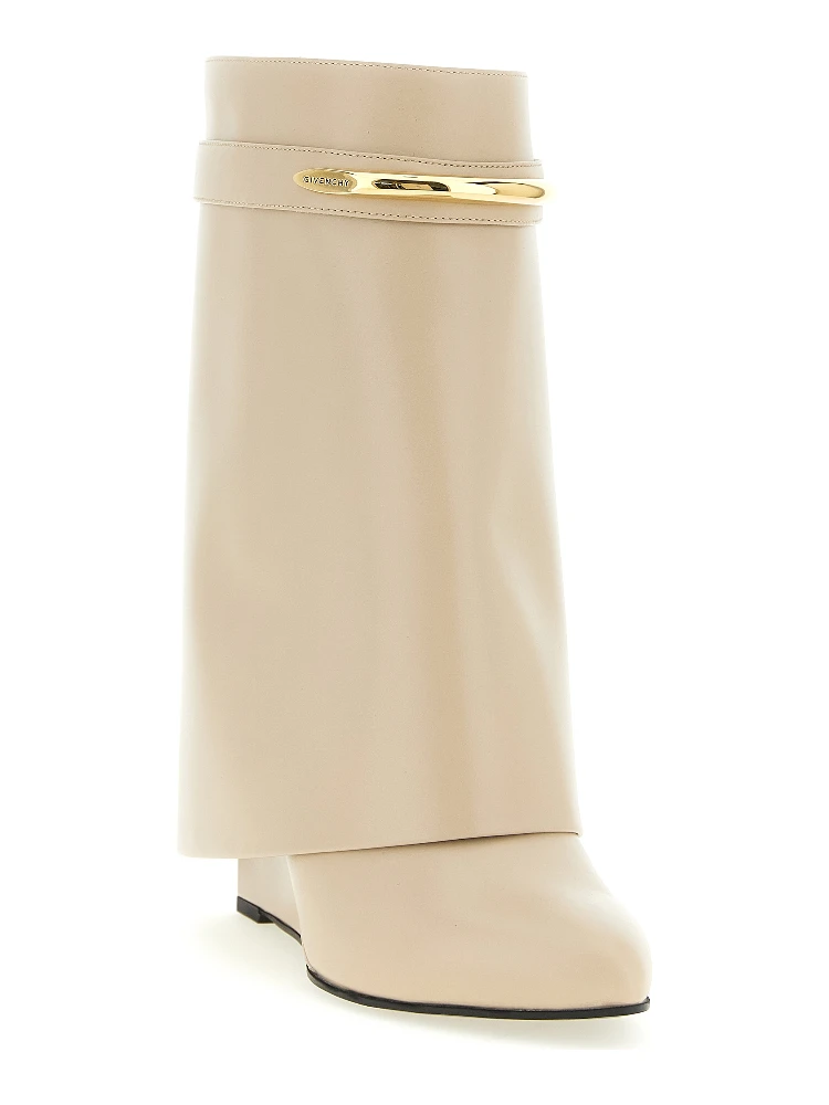 Beige Calfskin Ankle Boots alternative