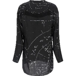 Black Viscose Blouse