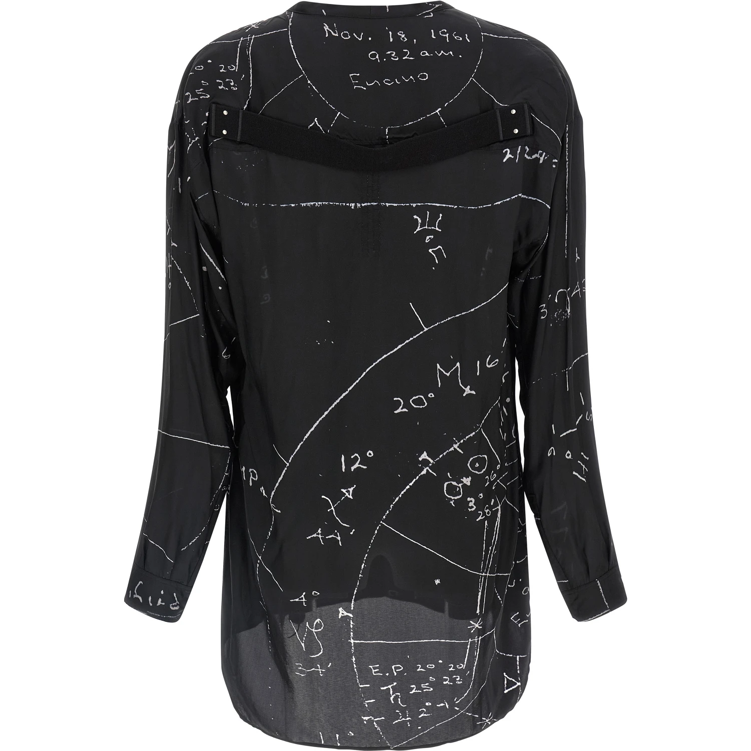 Black Viscose Blouse