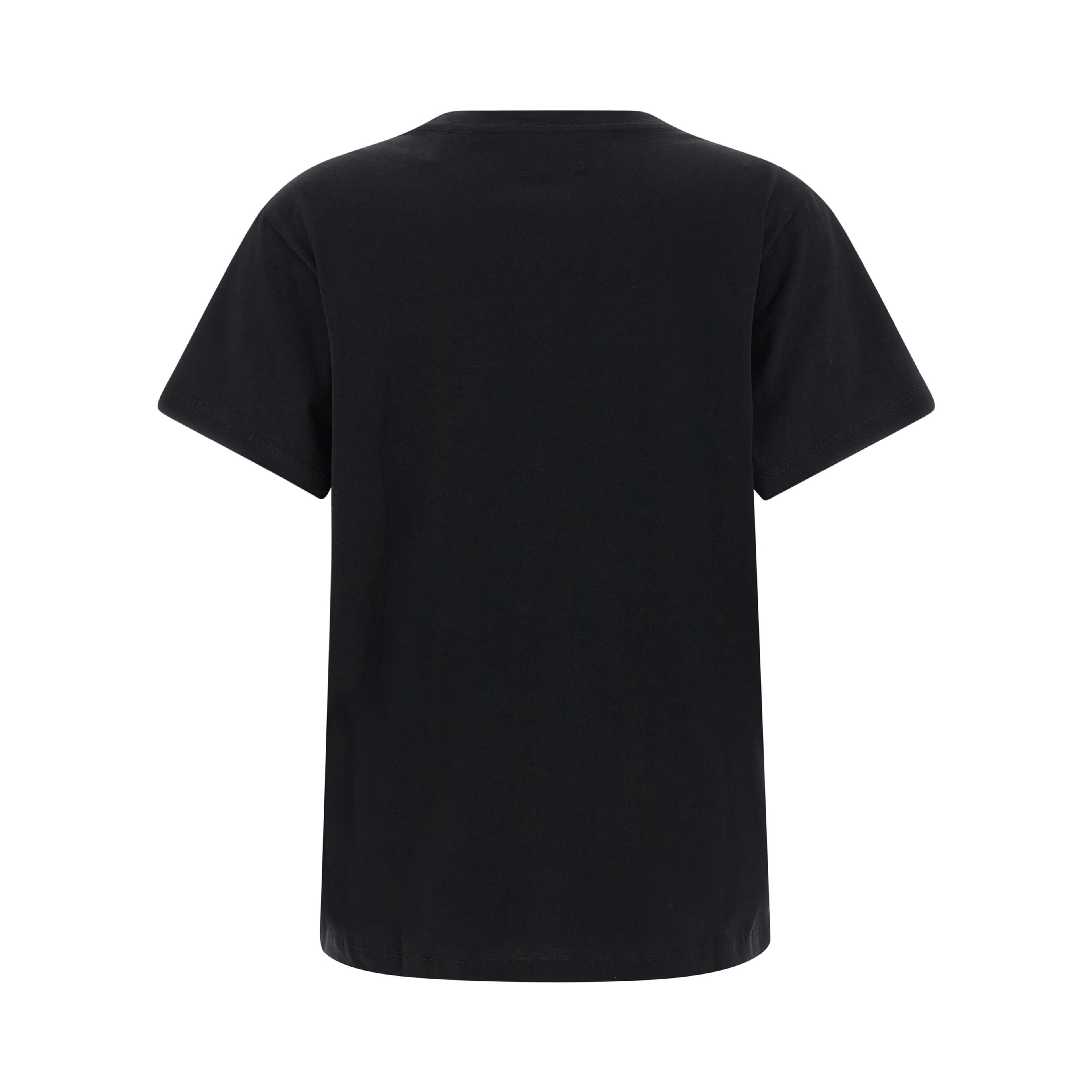 Black Cotton T-Shirt