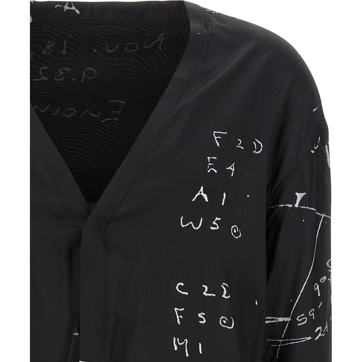 Black Viscose Blouse
