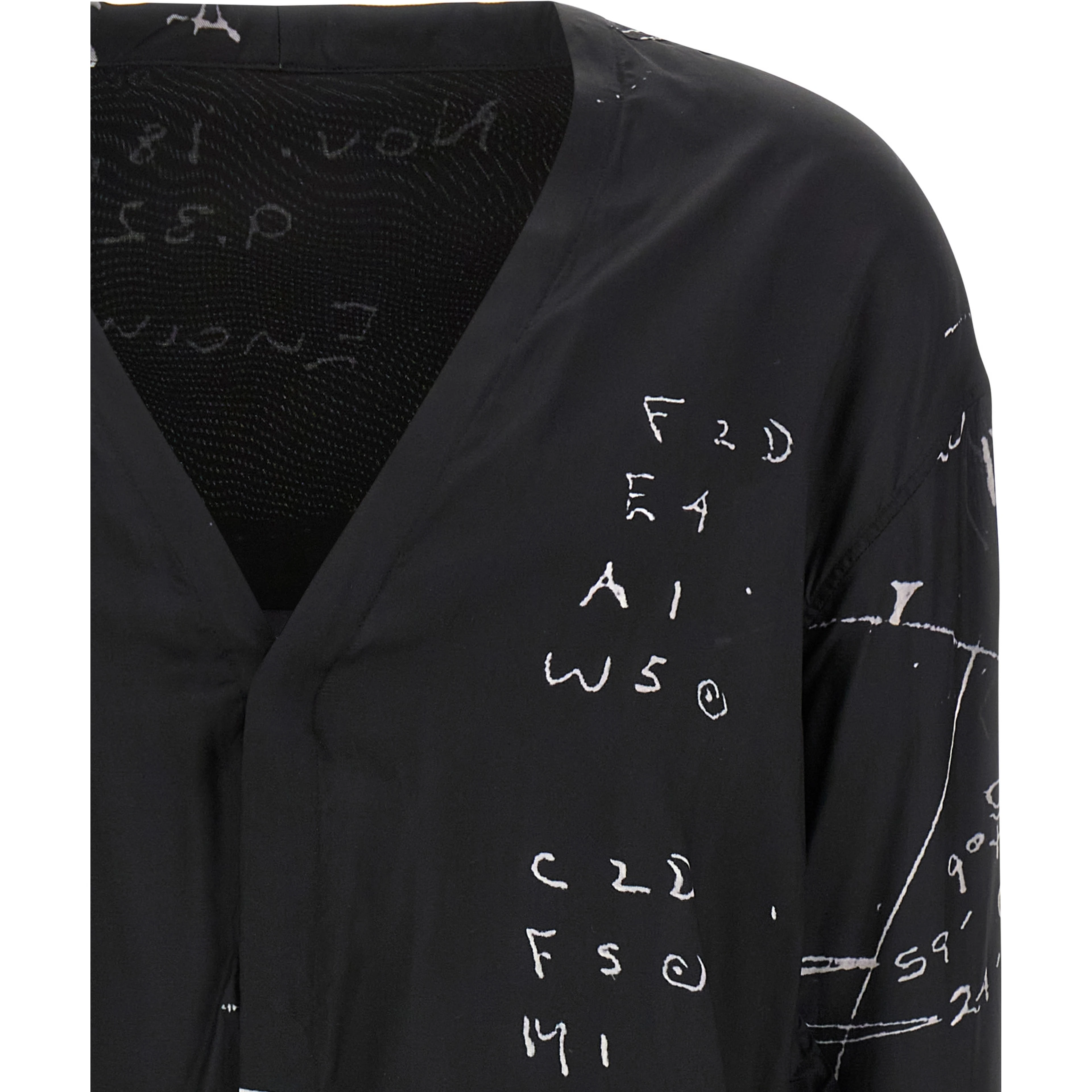 Black Viscose Blouse