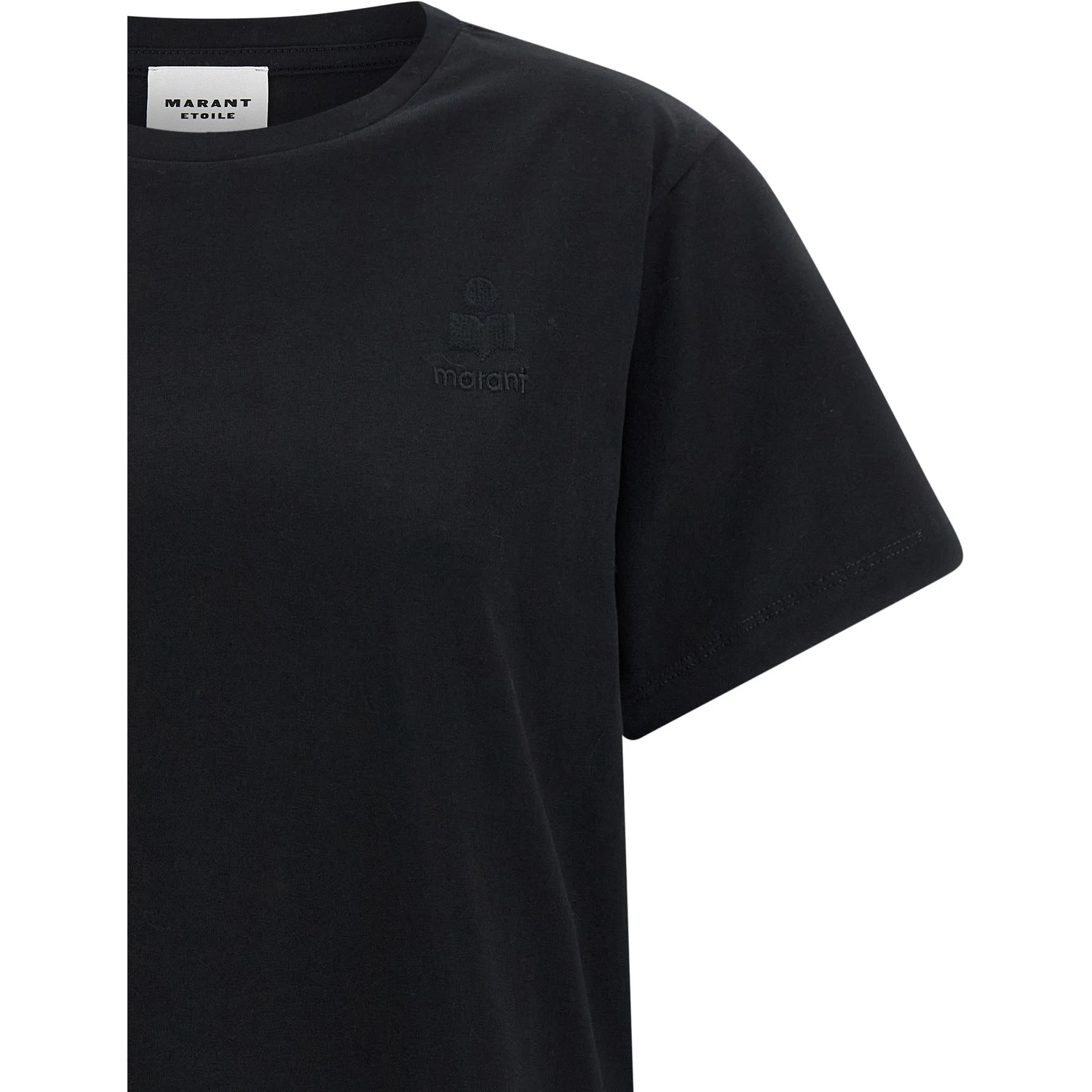 Black Cotton T-Shirt