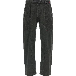 Gray Cotton Cargo Pants