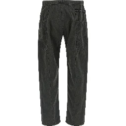 Gray Cotton Cargo Pants