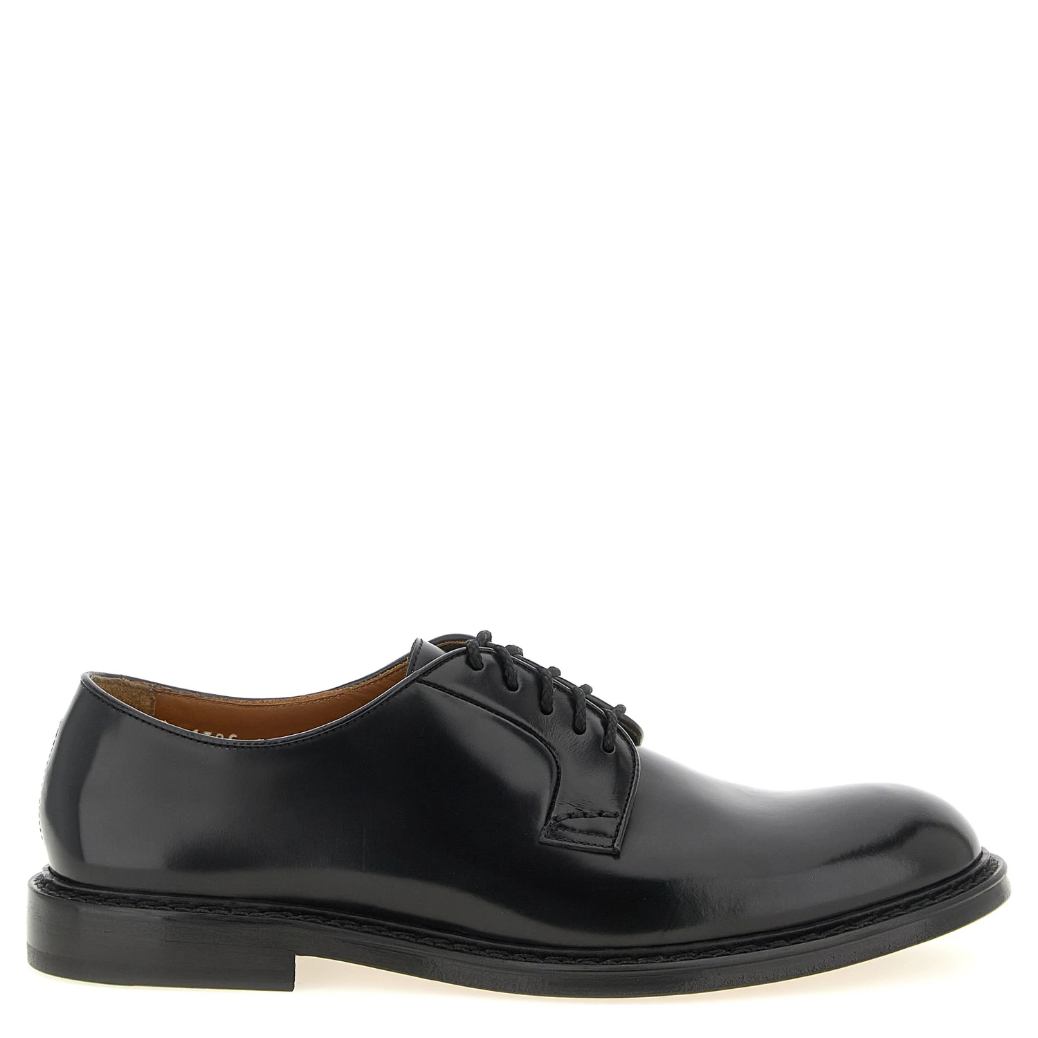 Black Calfskin Oxfords And Derbies