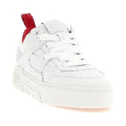 White Calfskin Athletic Sneakers