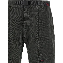 Gray Cotton Cargo Pants
