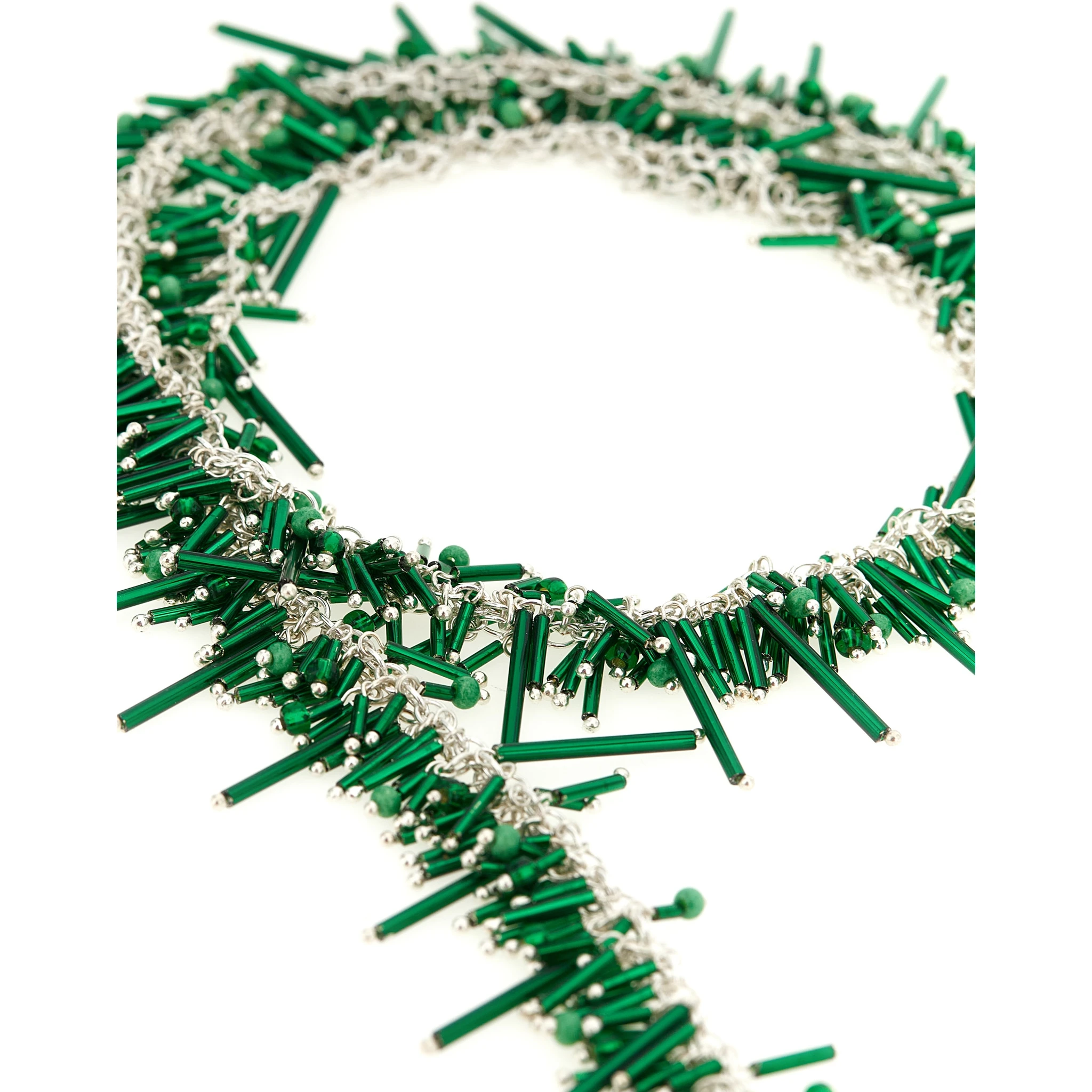 Bicolor Brass Necklace