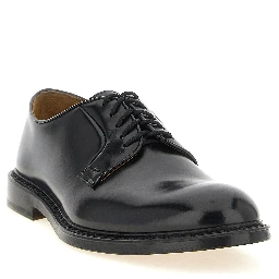 Black Calfskin Oxfords And Derbies