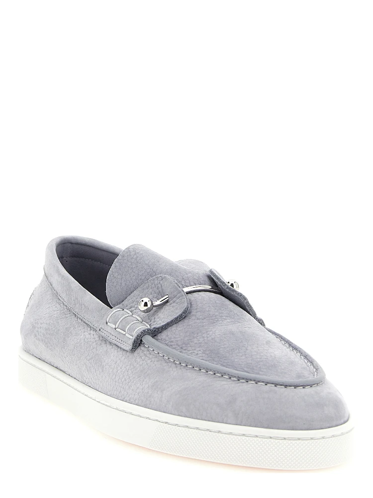 Gray Calfskin Slip-On Loafers alternative