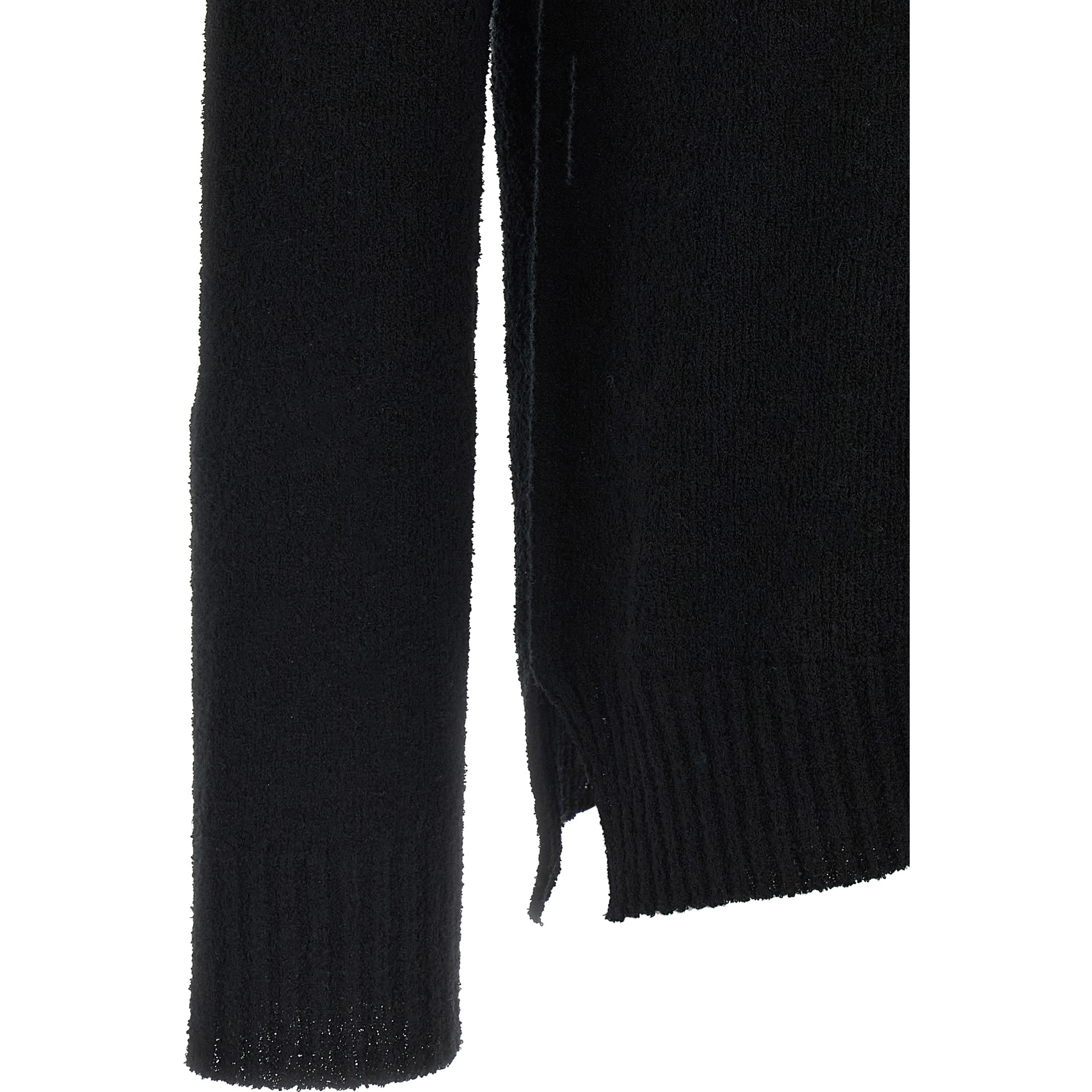 Black Cotton Cardigan