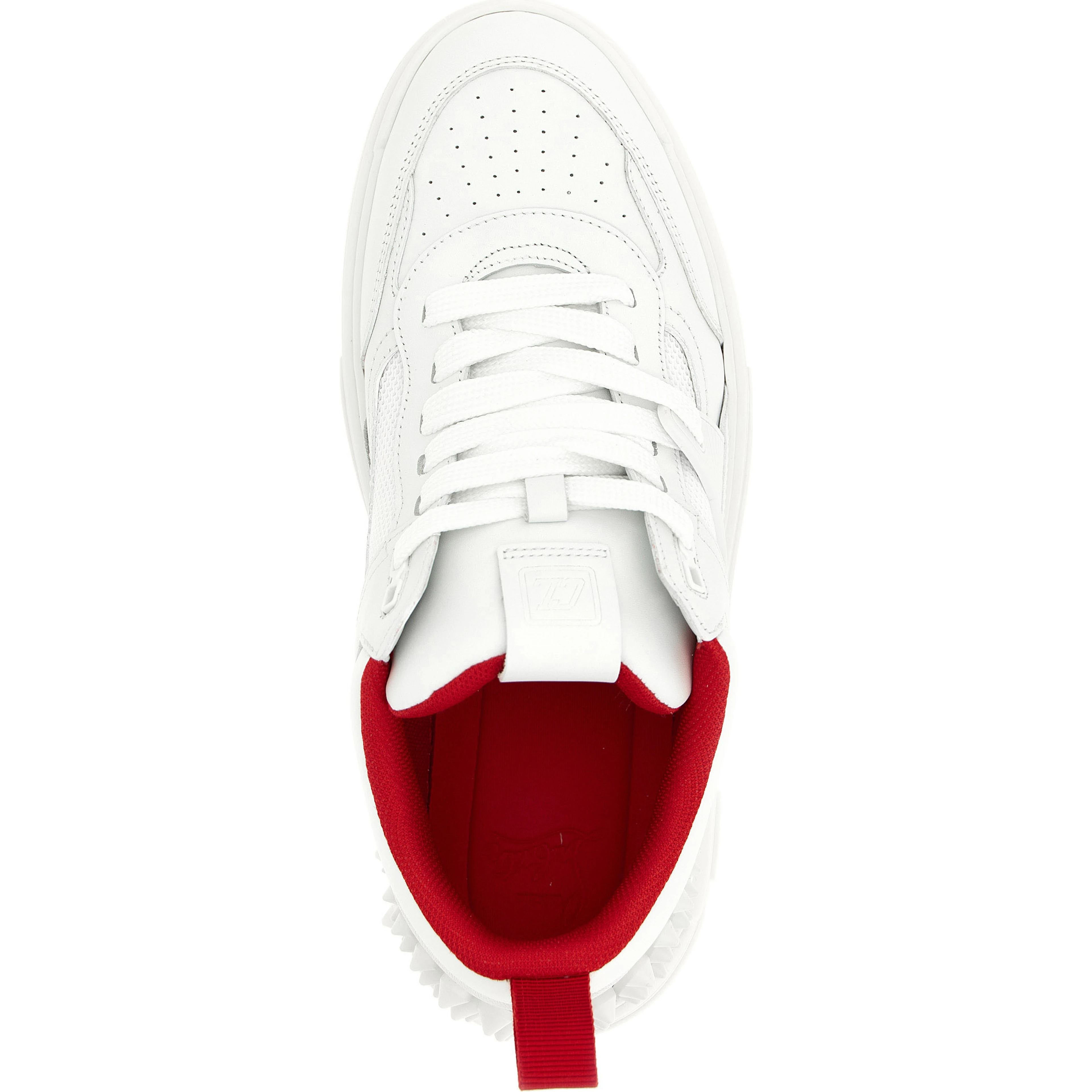 White Calfskin Athletic Sneakers
