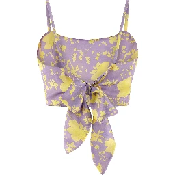 Purple Recycled Polyester Tank Tops
