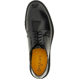 Black Calfskin Oxfords And Derbies