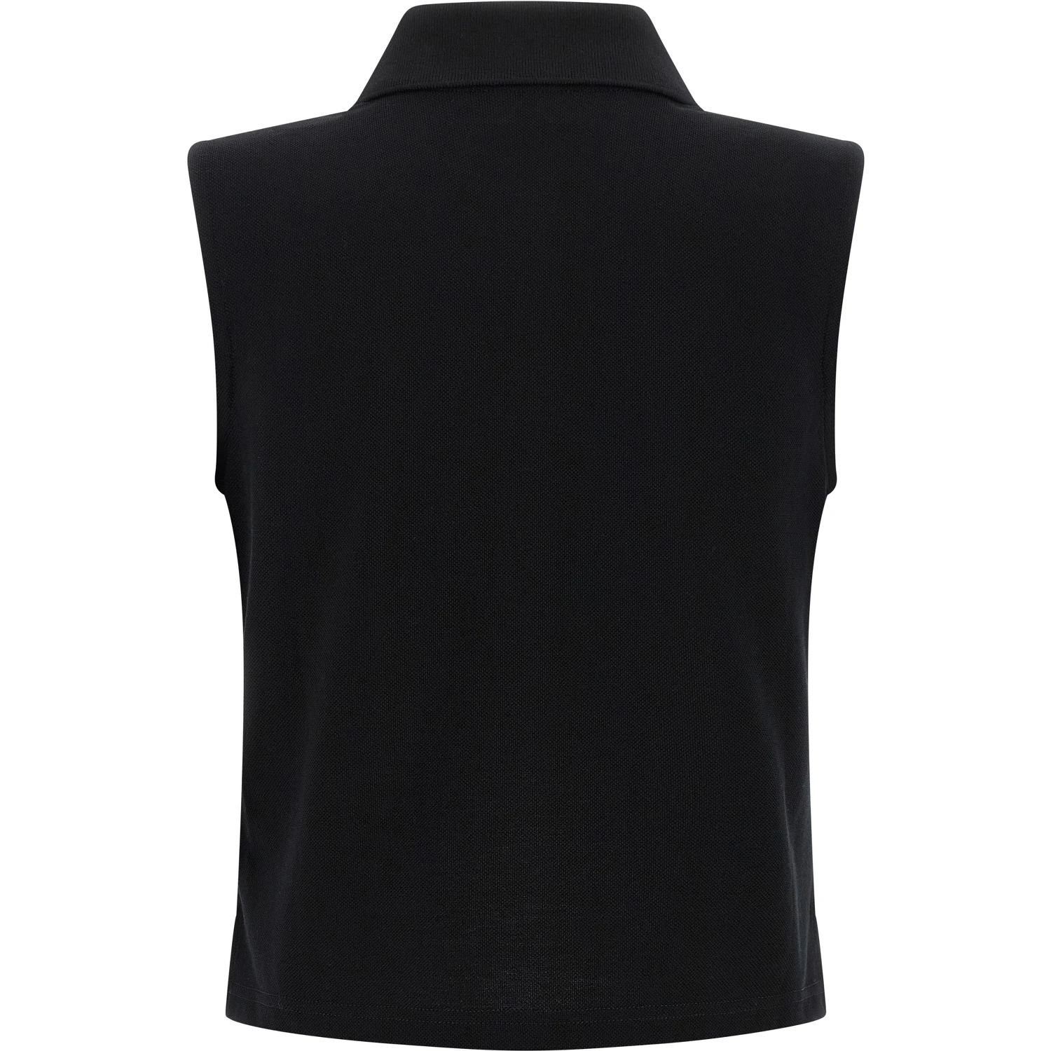 Black Cotton Polo Shirt