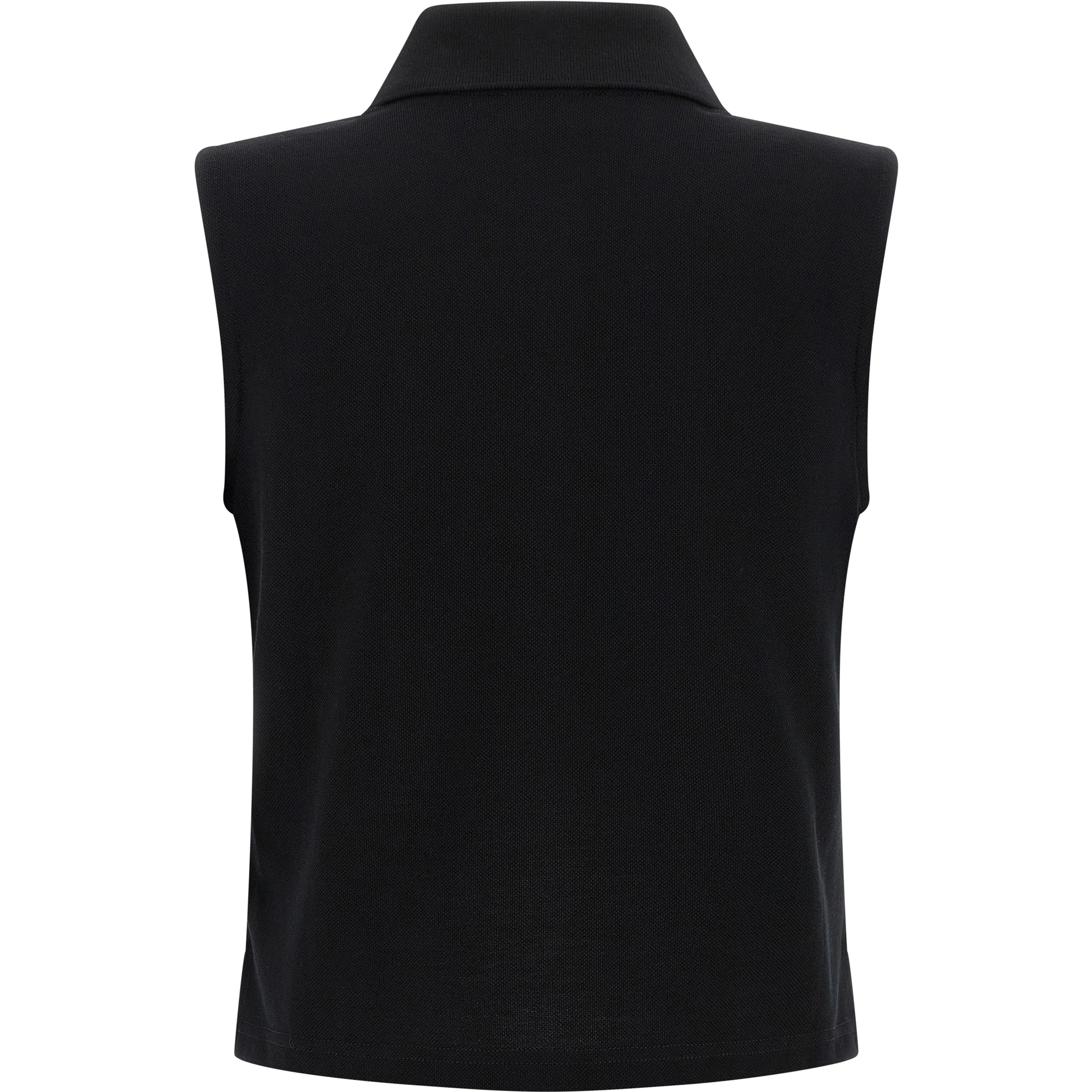 Black Cotton Polo Shirt