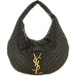 Brown Lamb Leather Shoulder Bag