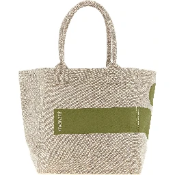 Bicolor Cotton Tote Bag