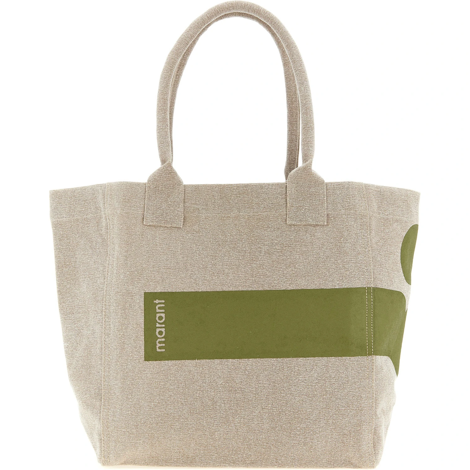 Bicolor Cotton Tote Bag