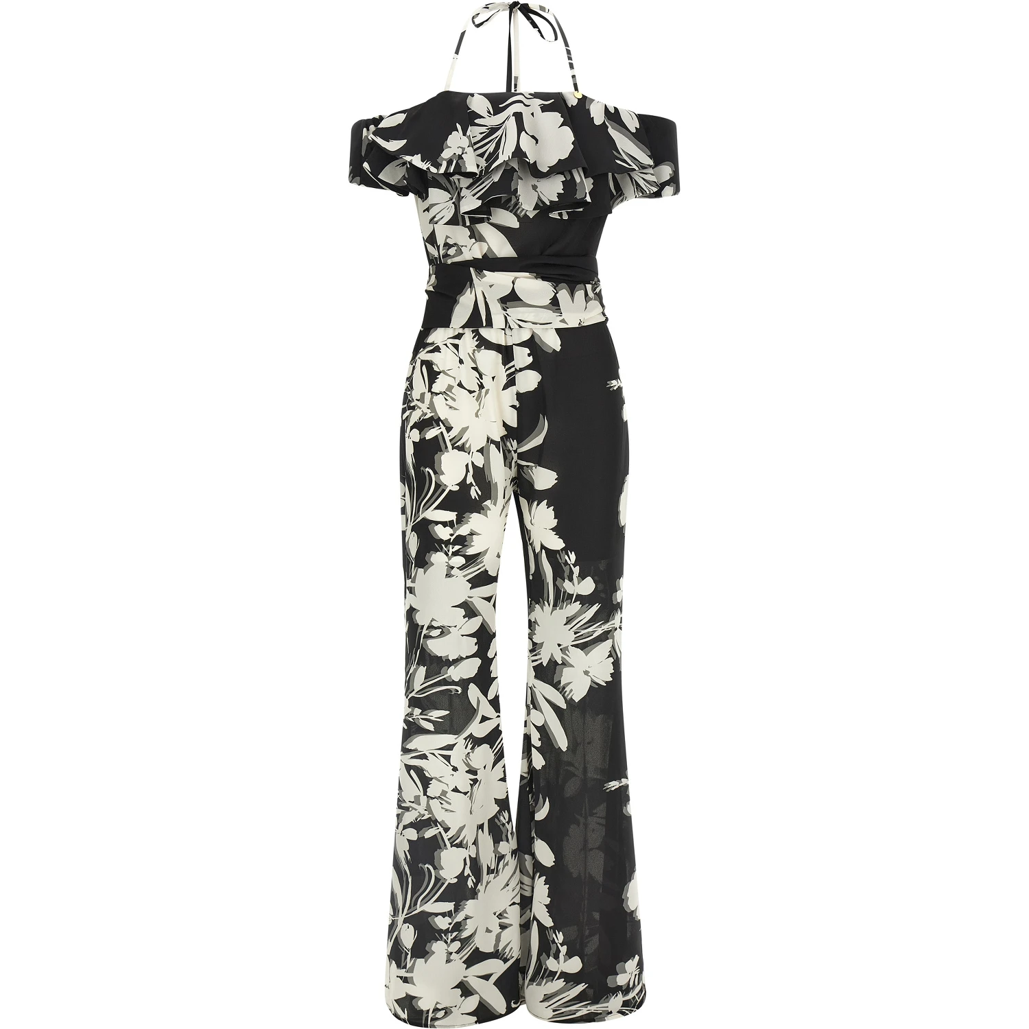 Bicolor Polyester Jumpsuit