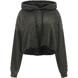 Gray Cotton Hoodie