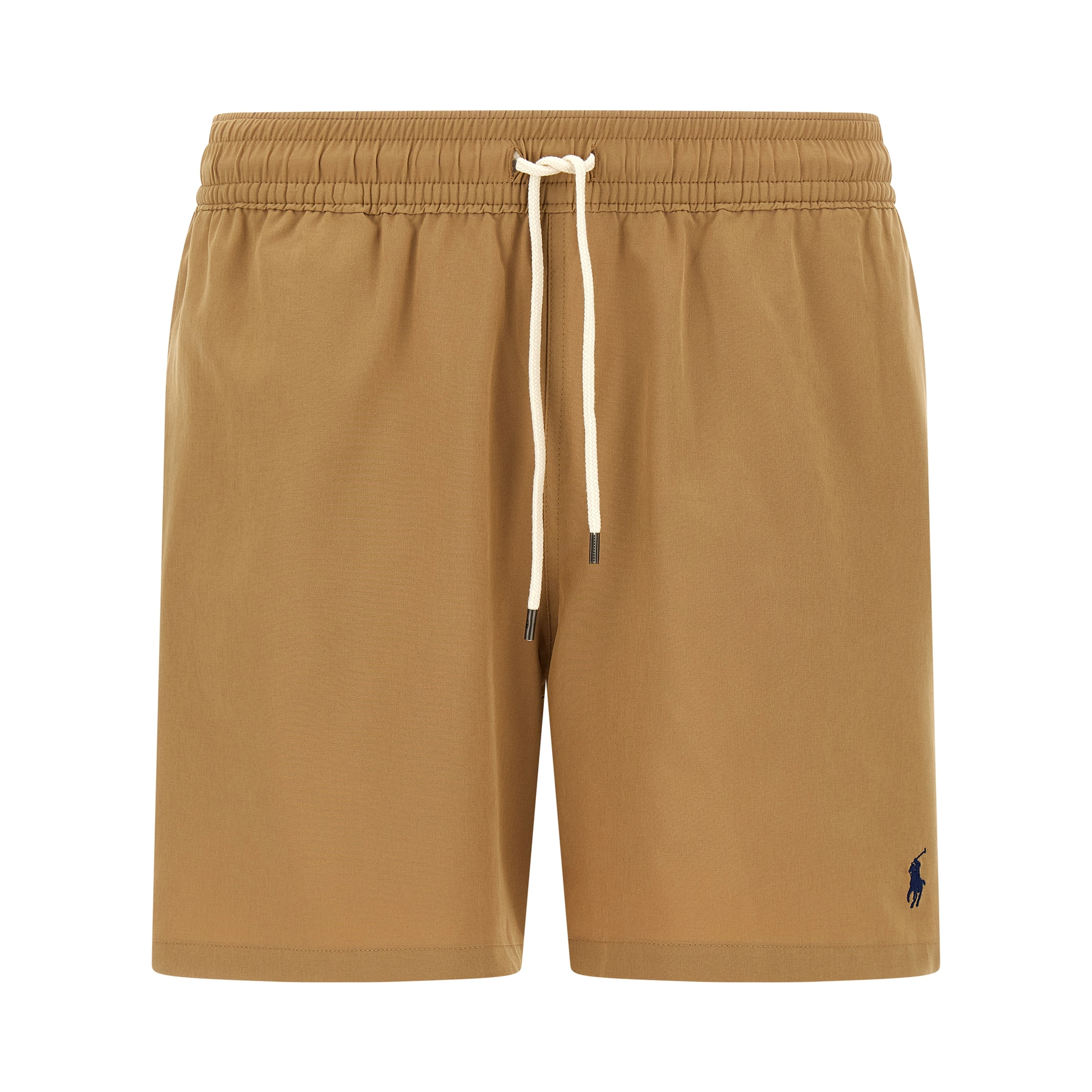 Beige Polyester Shorts