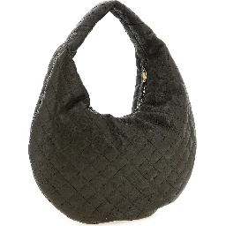 Brown Lamb Leather Shoulder Bag