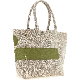 Bicolor Cotton Tote Bag