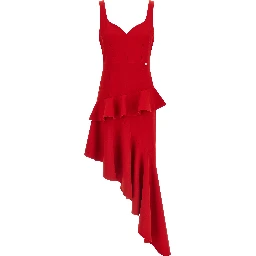 Multicolor Polyester Midi Dress