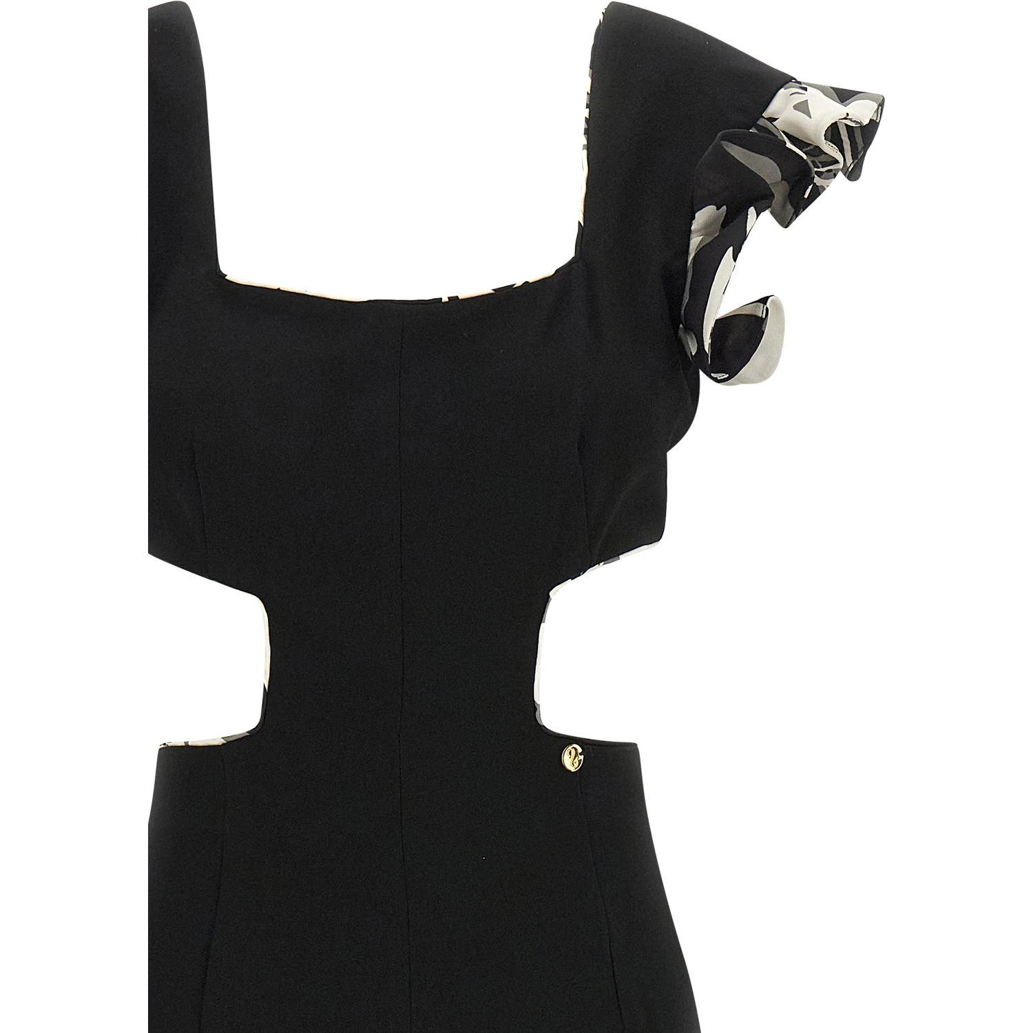 Black Polyester Jumpsuit
