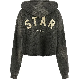 Gray Cotton Hoodie