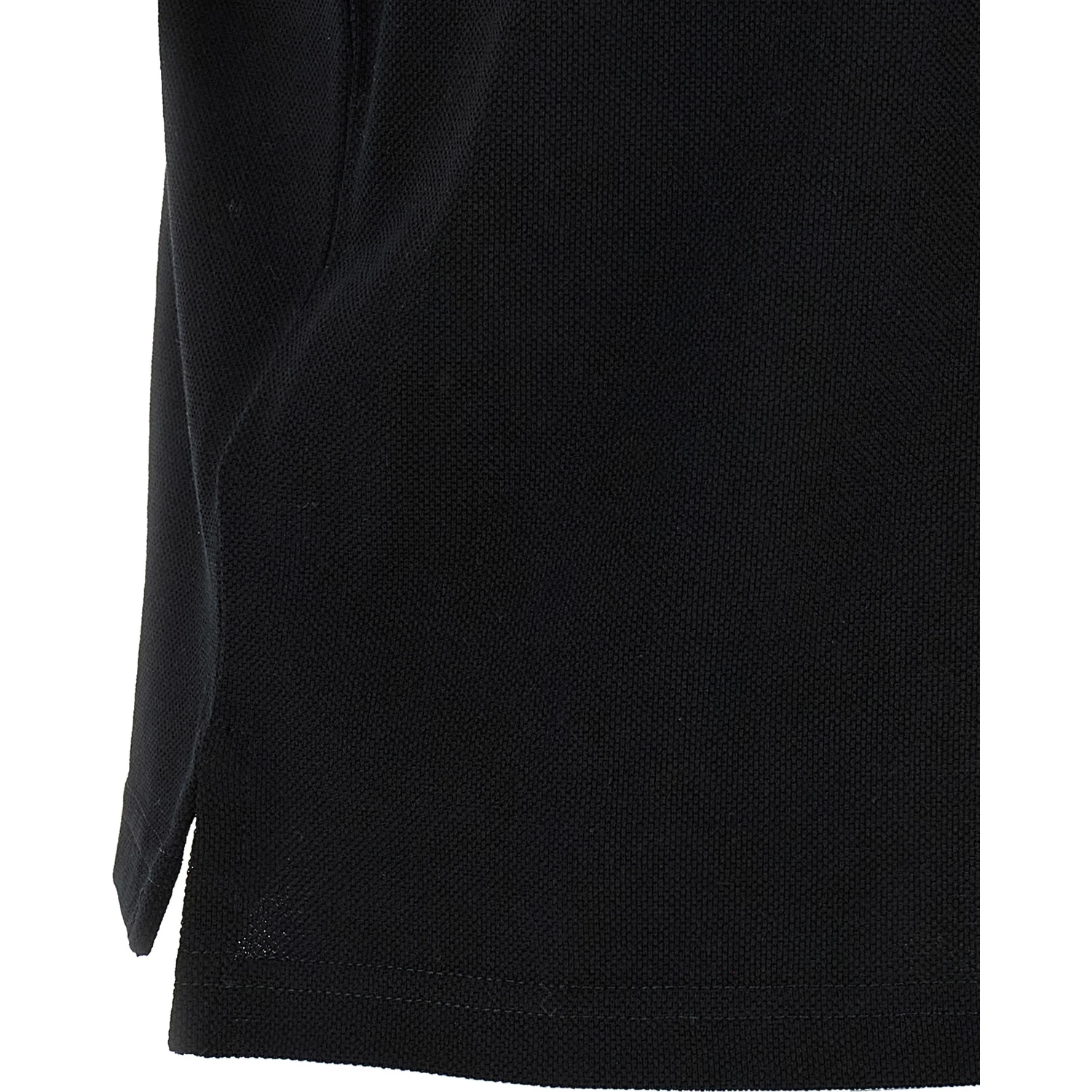 Black Cotton Polo Shirt