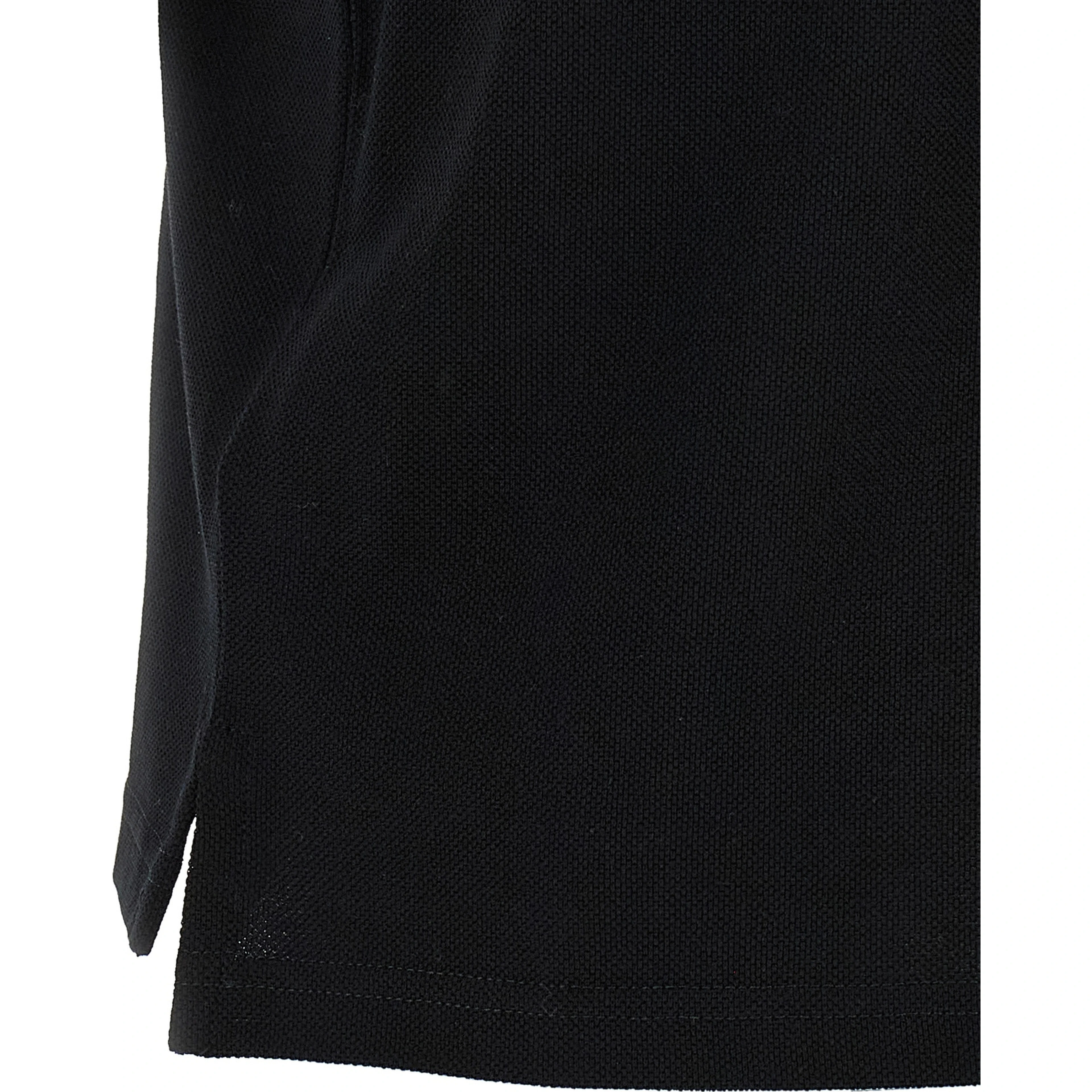 Black Cotton Polo Shirt