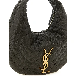 Brown Lamb Leather Shoulder Bag