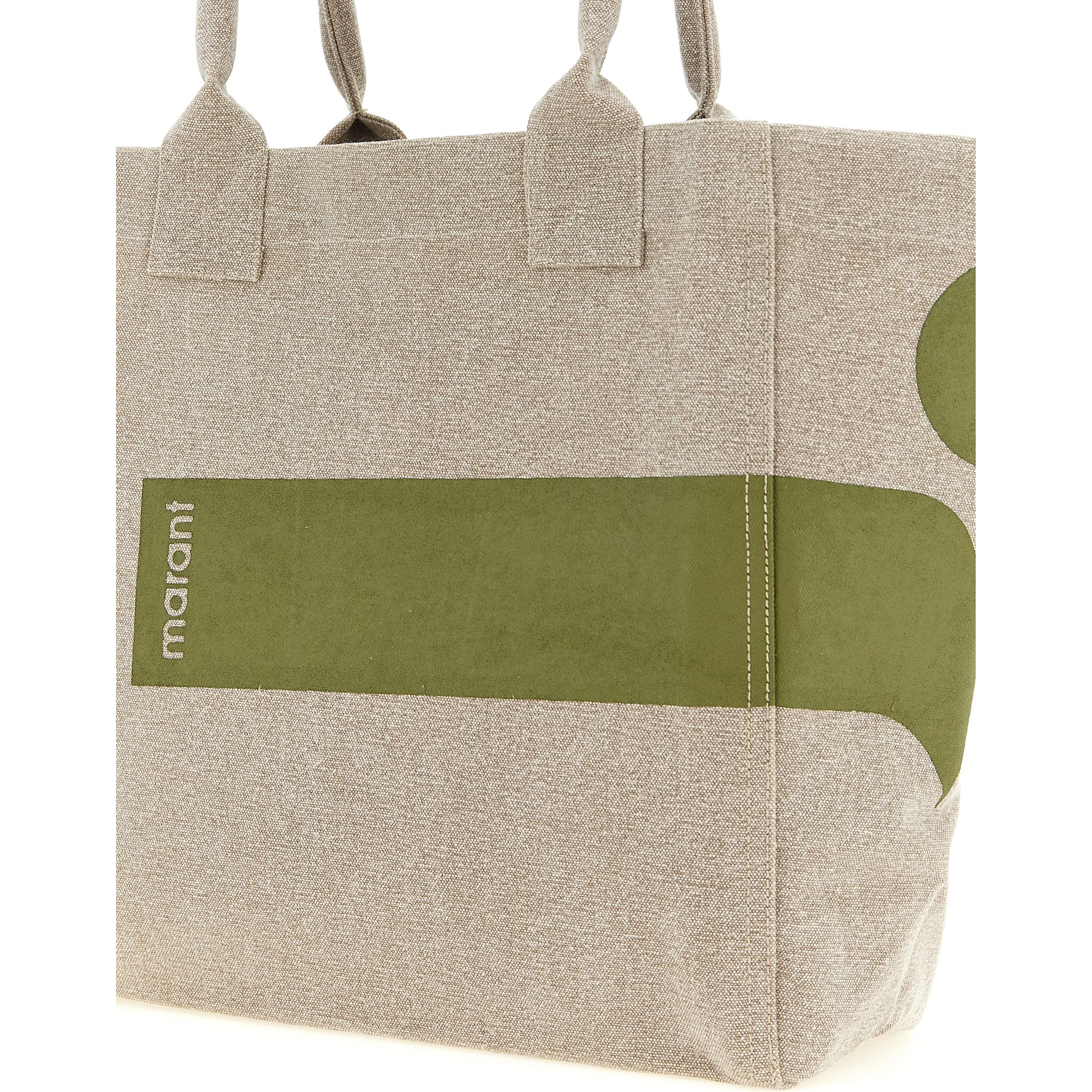 Bicolor Cotton Tote Bag