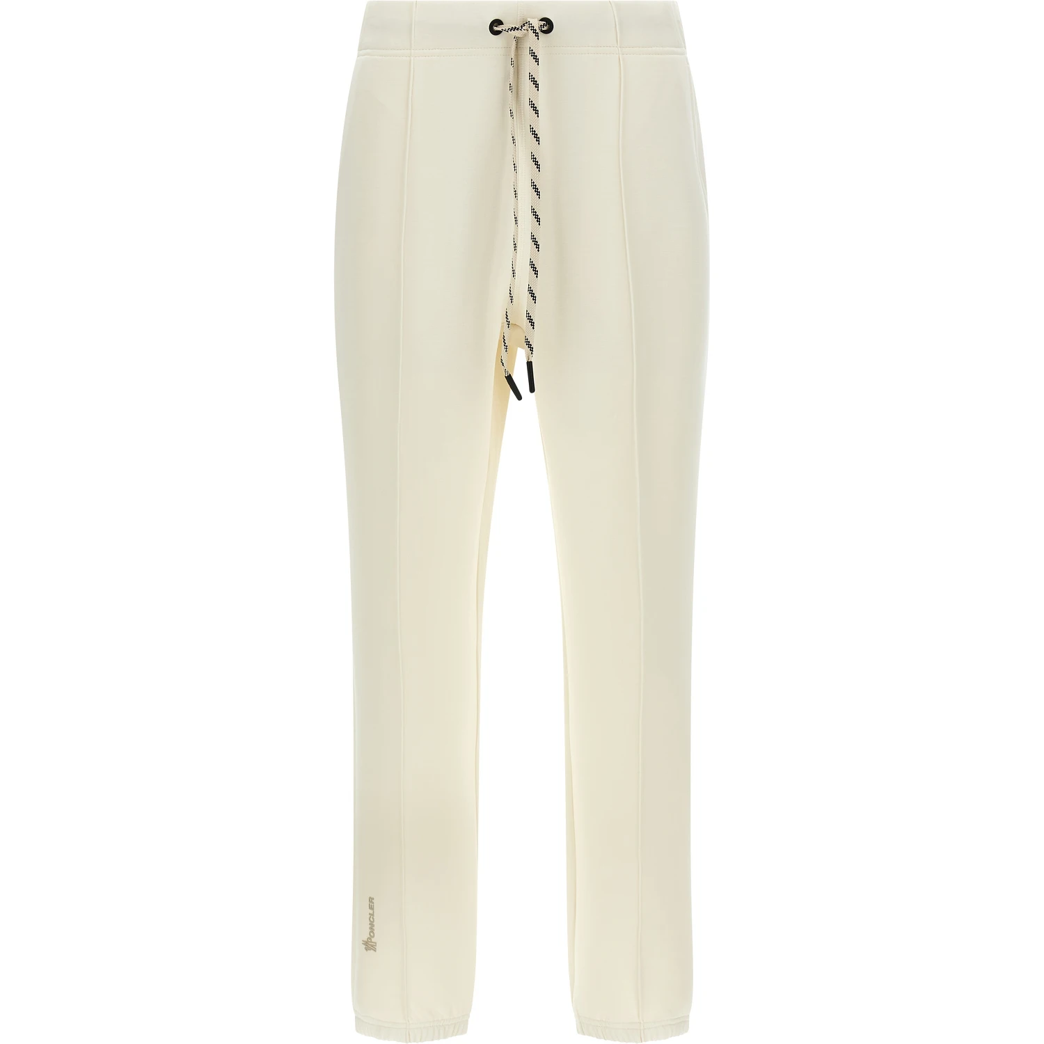 White Polyester Joggers (Workout Pants)
