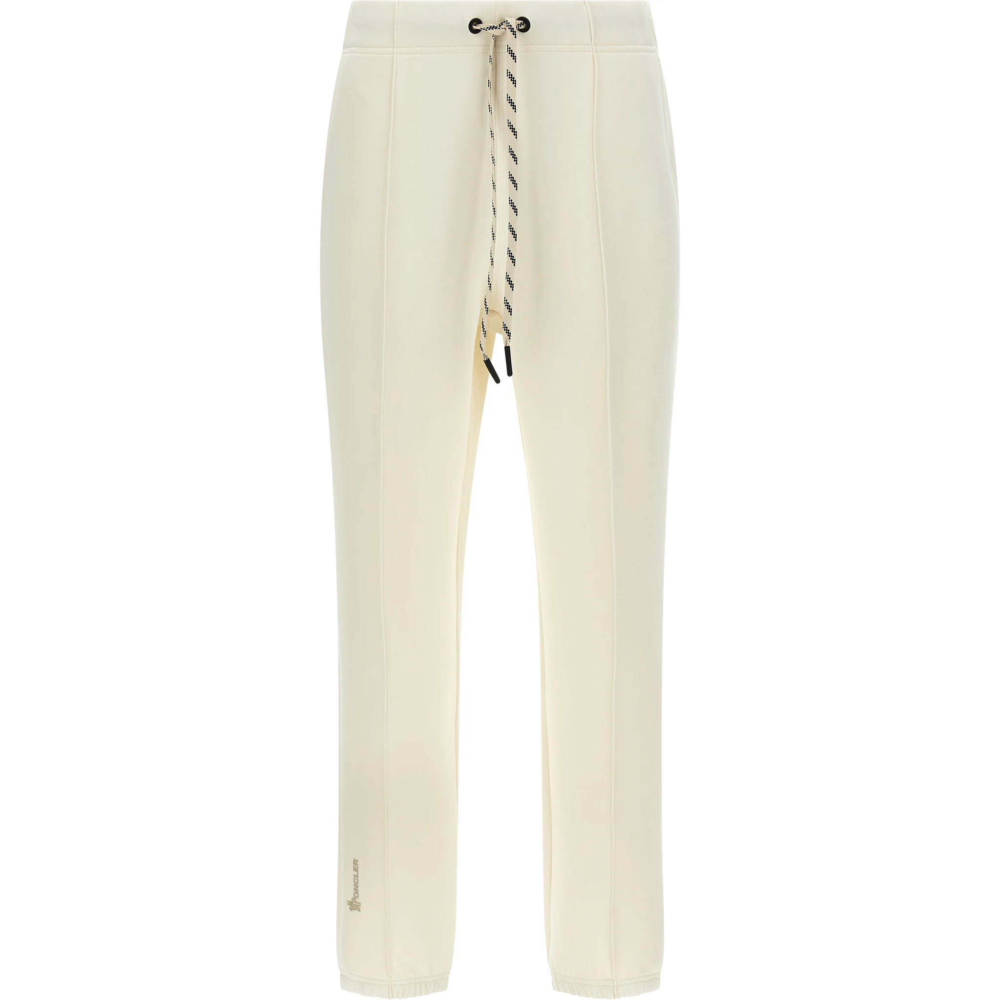 White Polyester Joggers (Workout Pants)