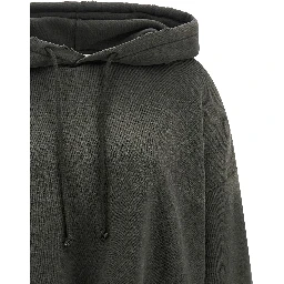 Gray Cotton Hoodie