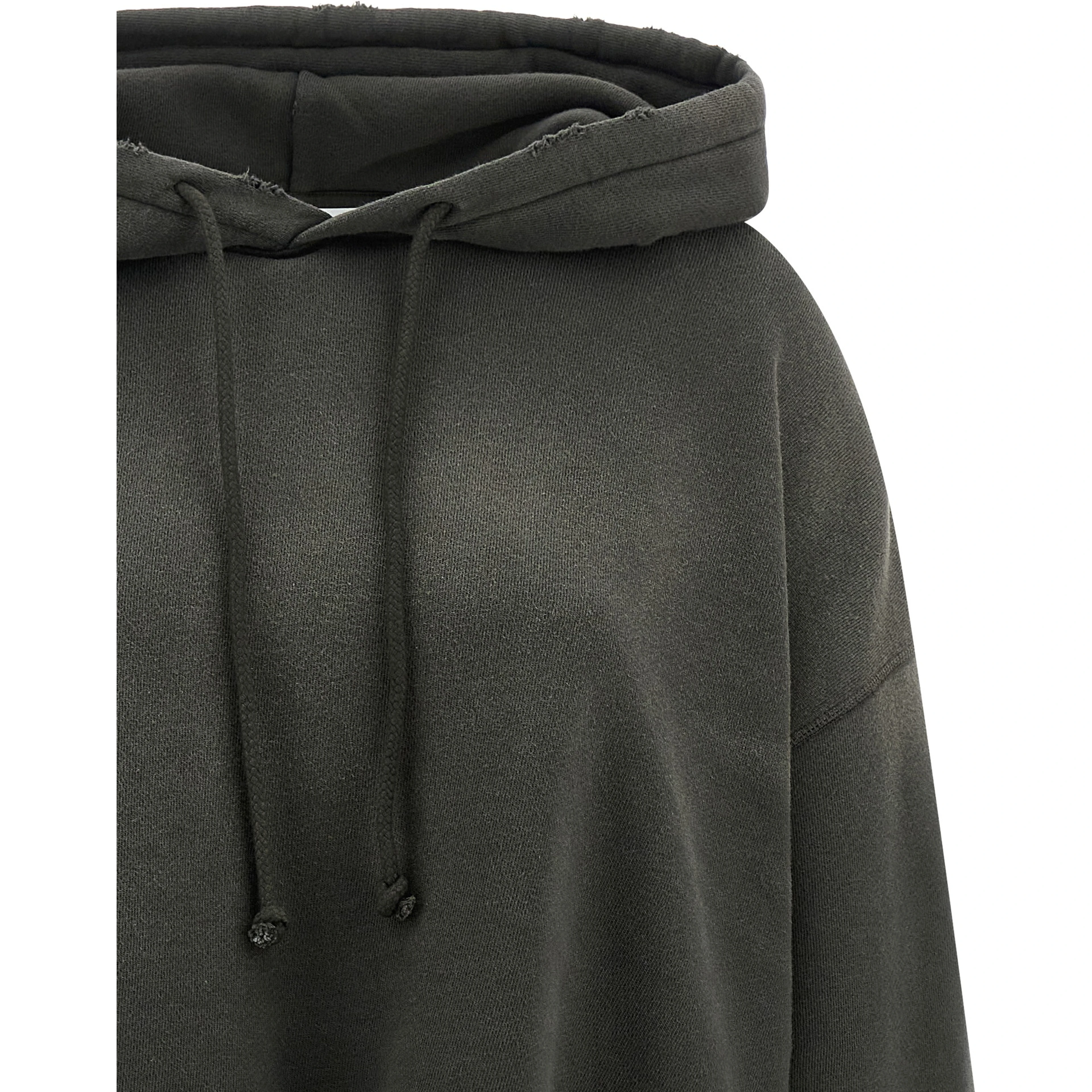 Gray Cotton Hoodie