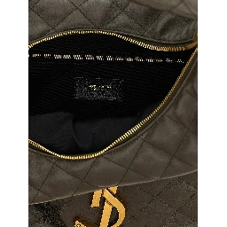 Brown Lamb Leather Shoulder Bag