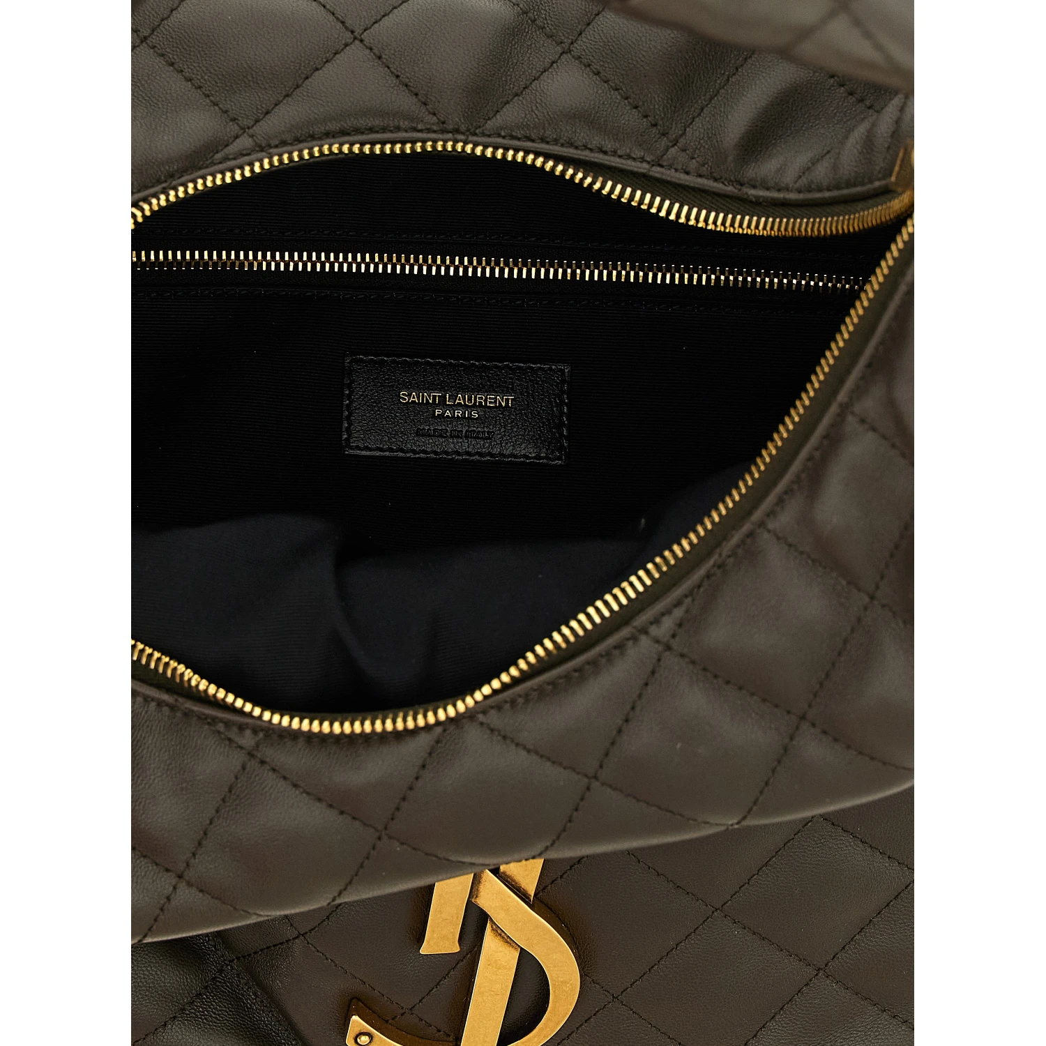 Brown Lamb Leather Shoulder Bag