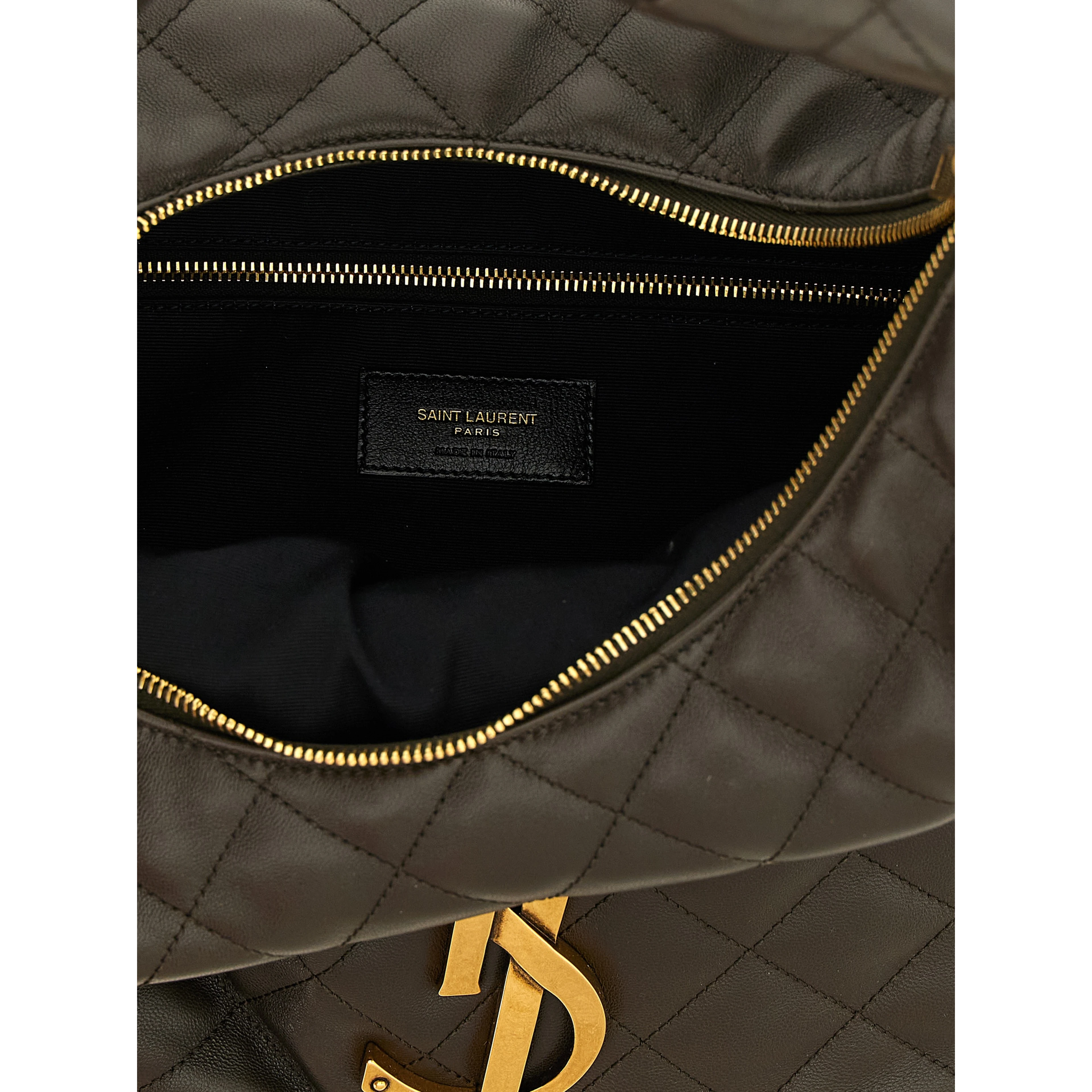 Brown Lamb Leather Shoulder Bag