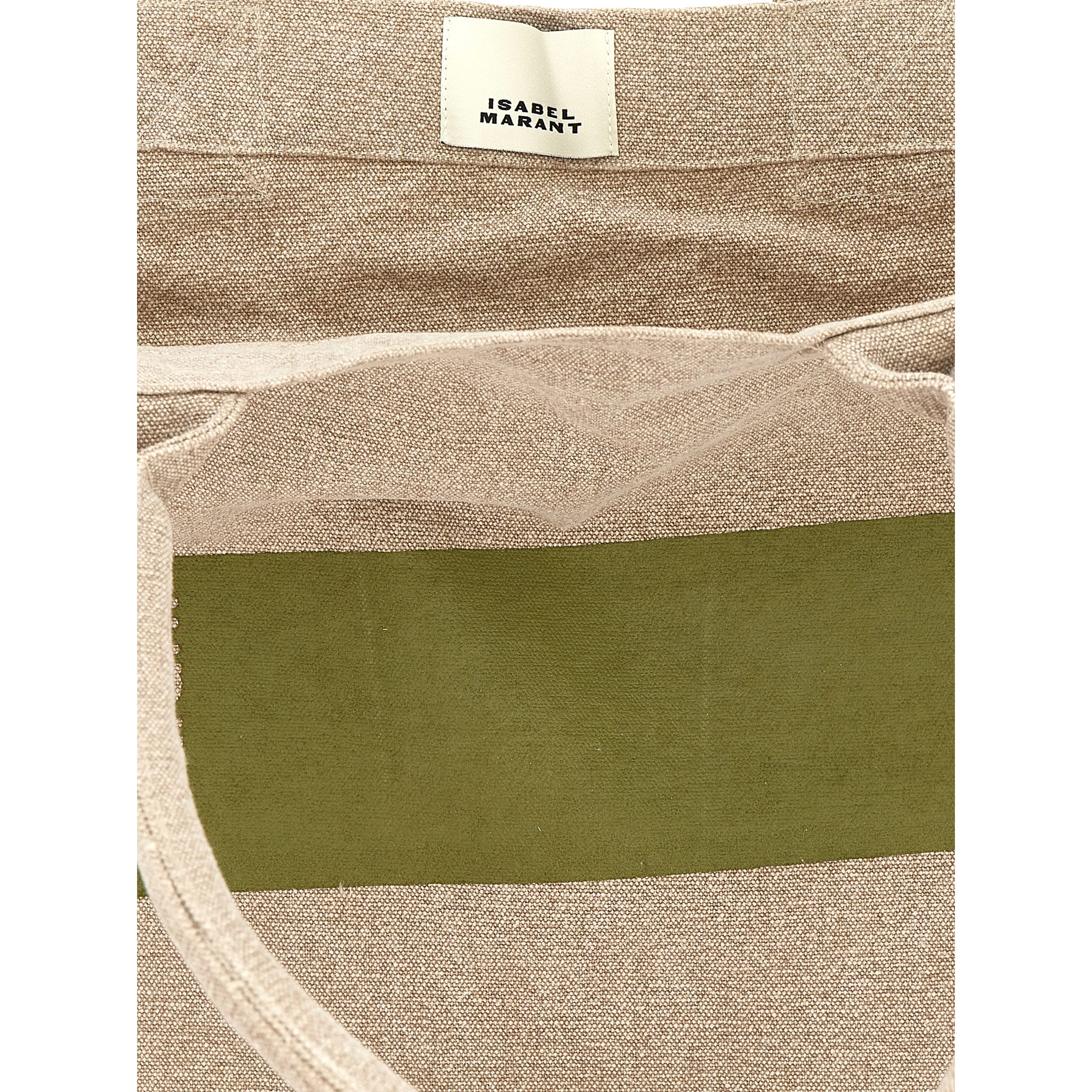 Bicolor Cotton Tote Bag