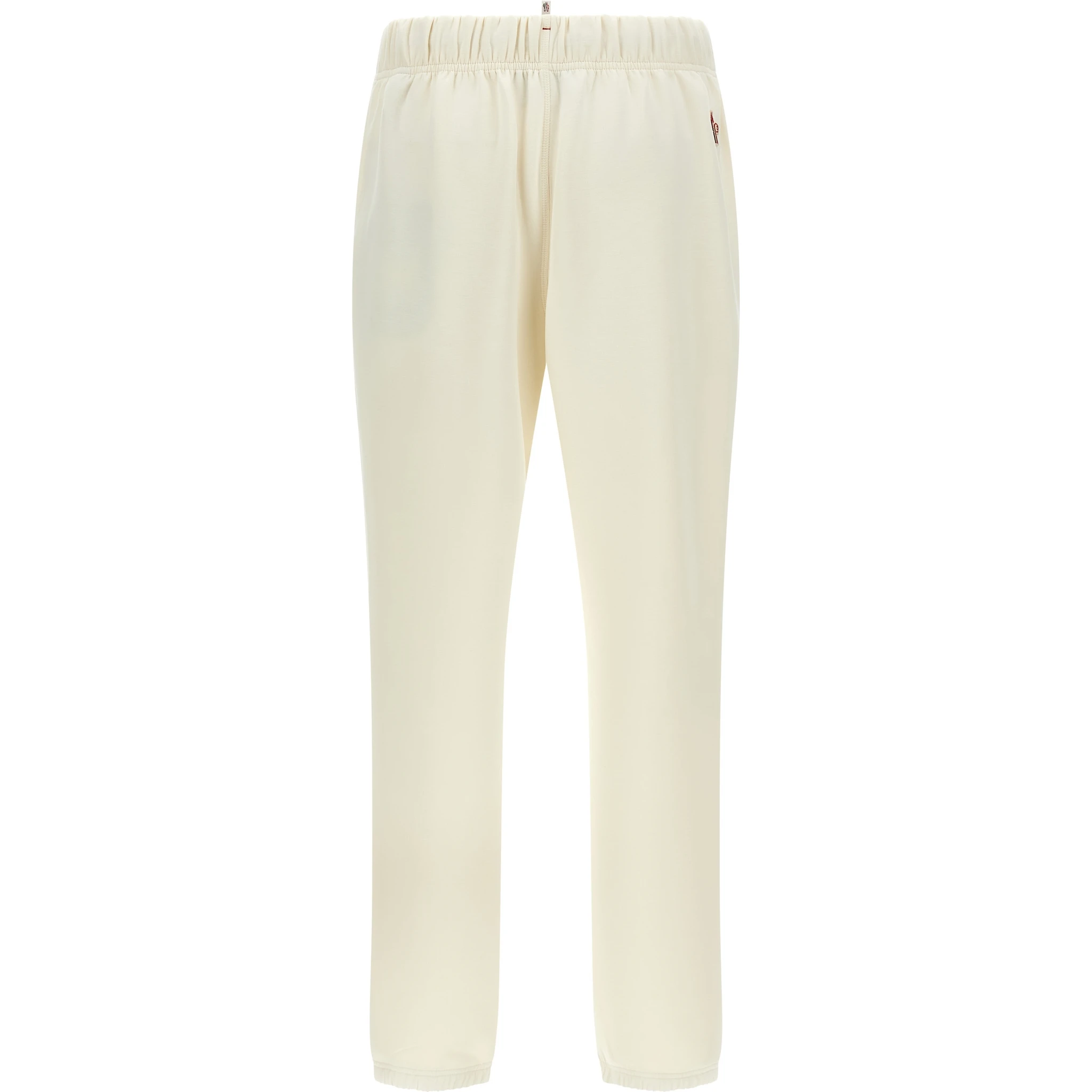 White Polyester Joggers (Workout Pants)