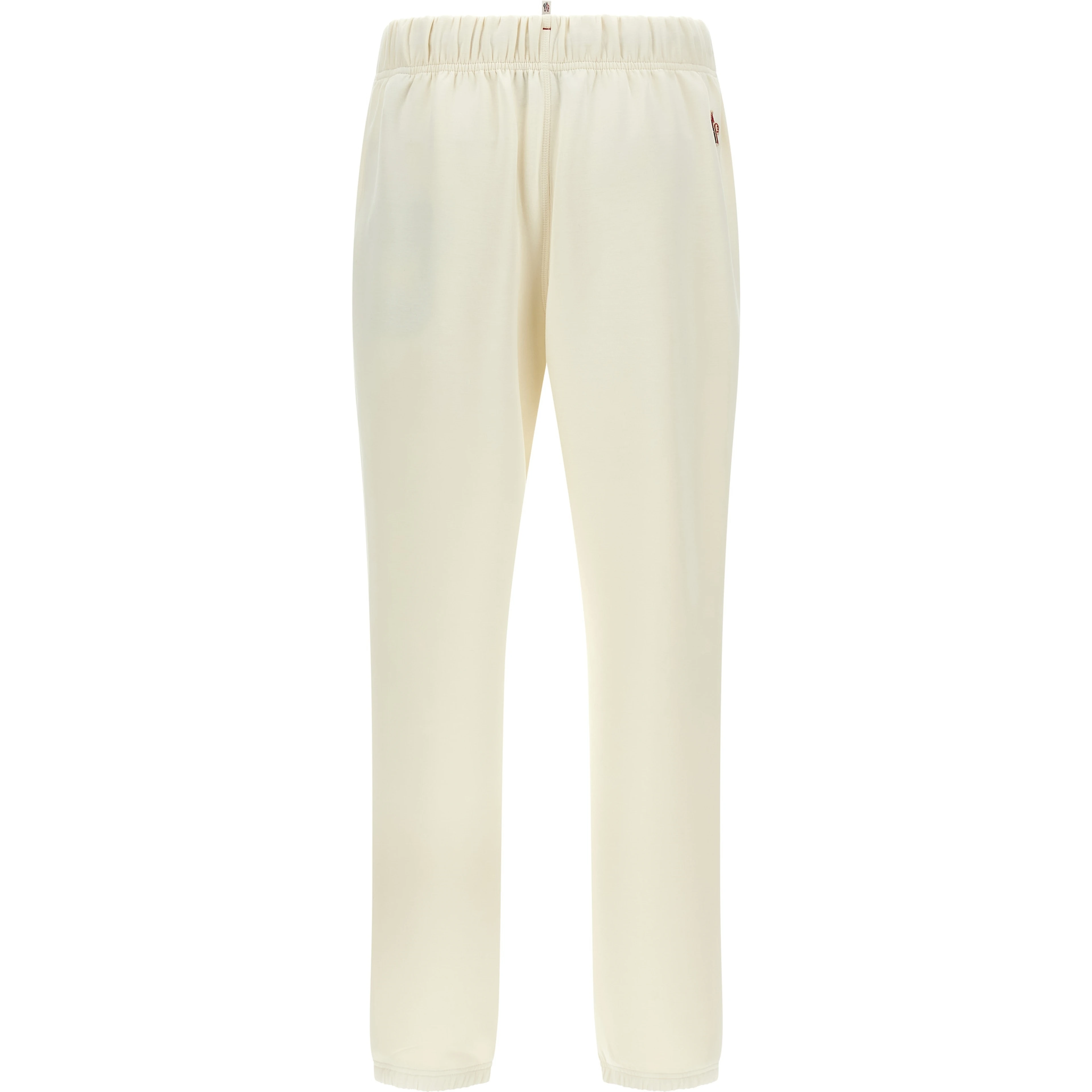 White Polyester Joggers (Workout Pants)