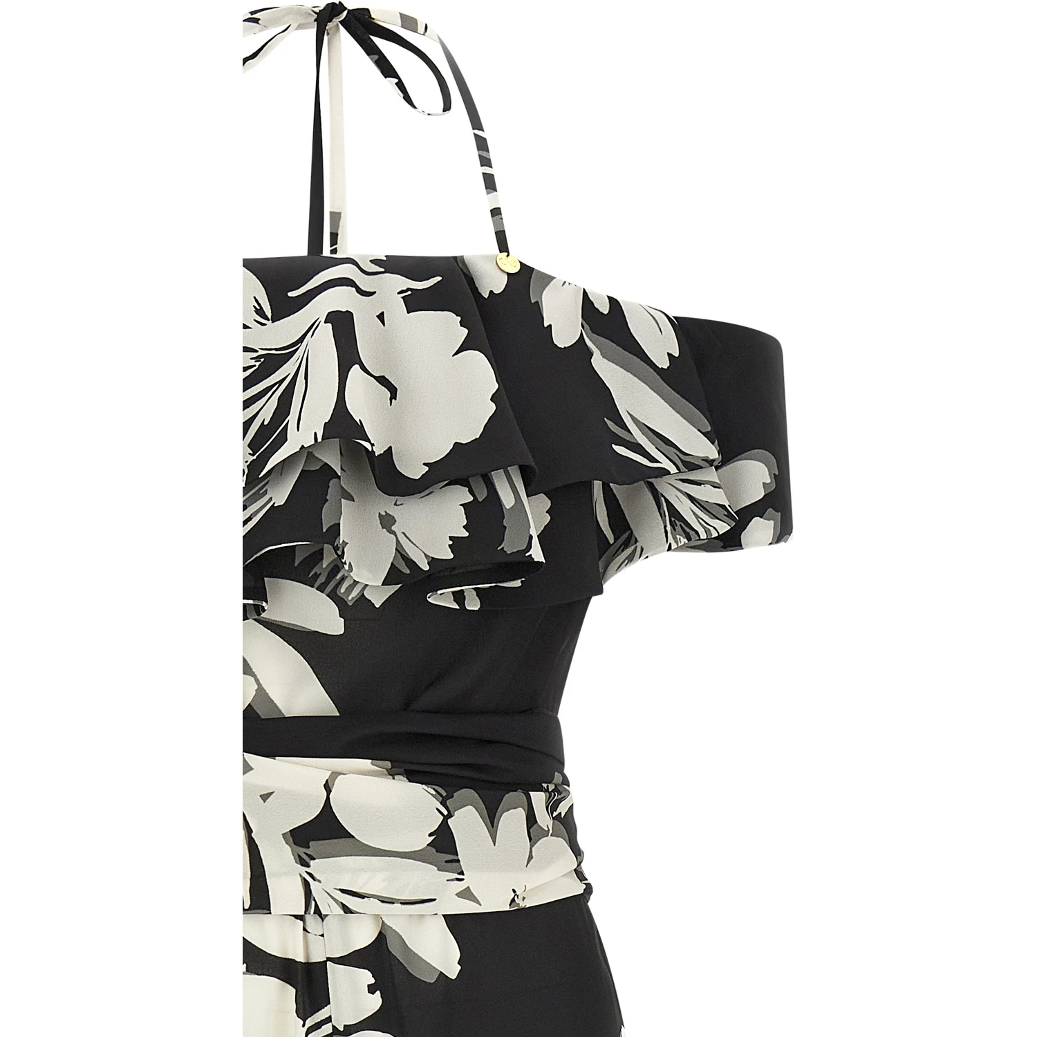 Bicolor Polyester Jumpsuit